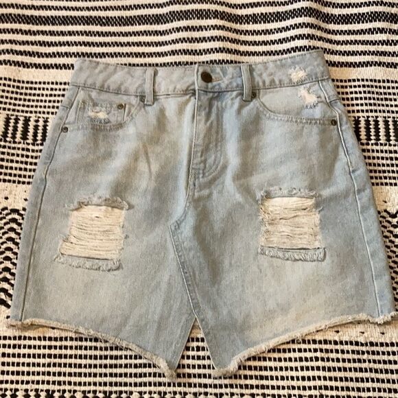Forever 21 Jean skirt 26 - Picture 3 of 5